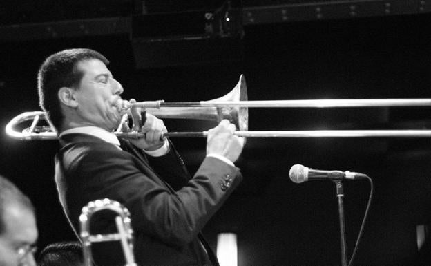 El trombonista segoviano Víctor Correa. 