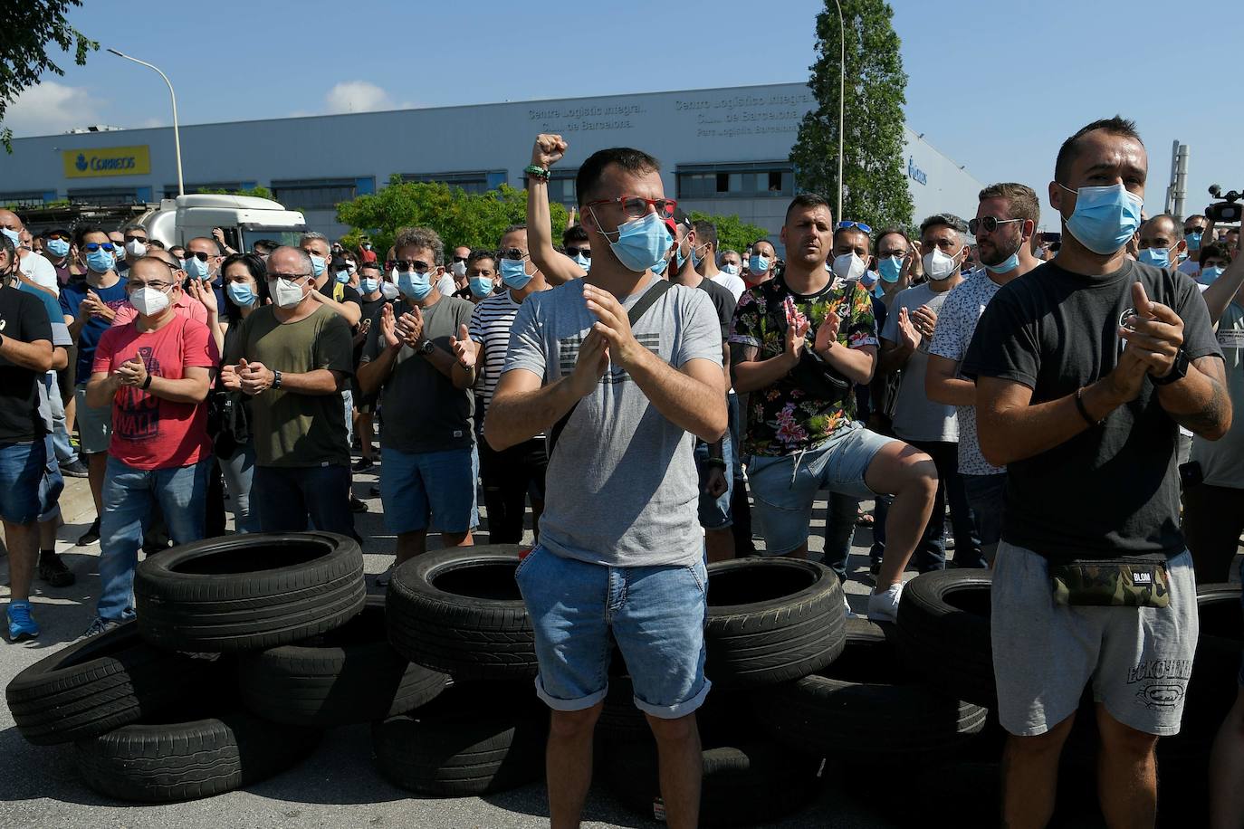 Fotos: Las protestas por el cierre de Nissan, en imágenes