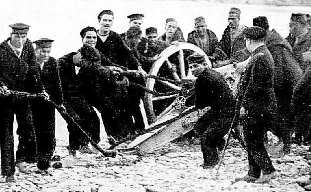 Las tropas españolas en Alhucemas.