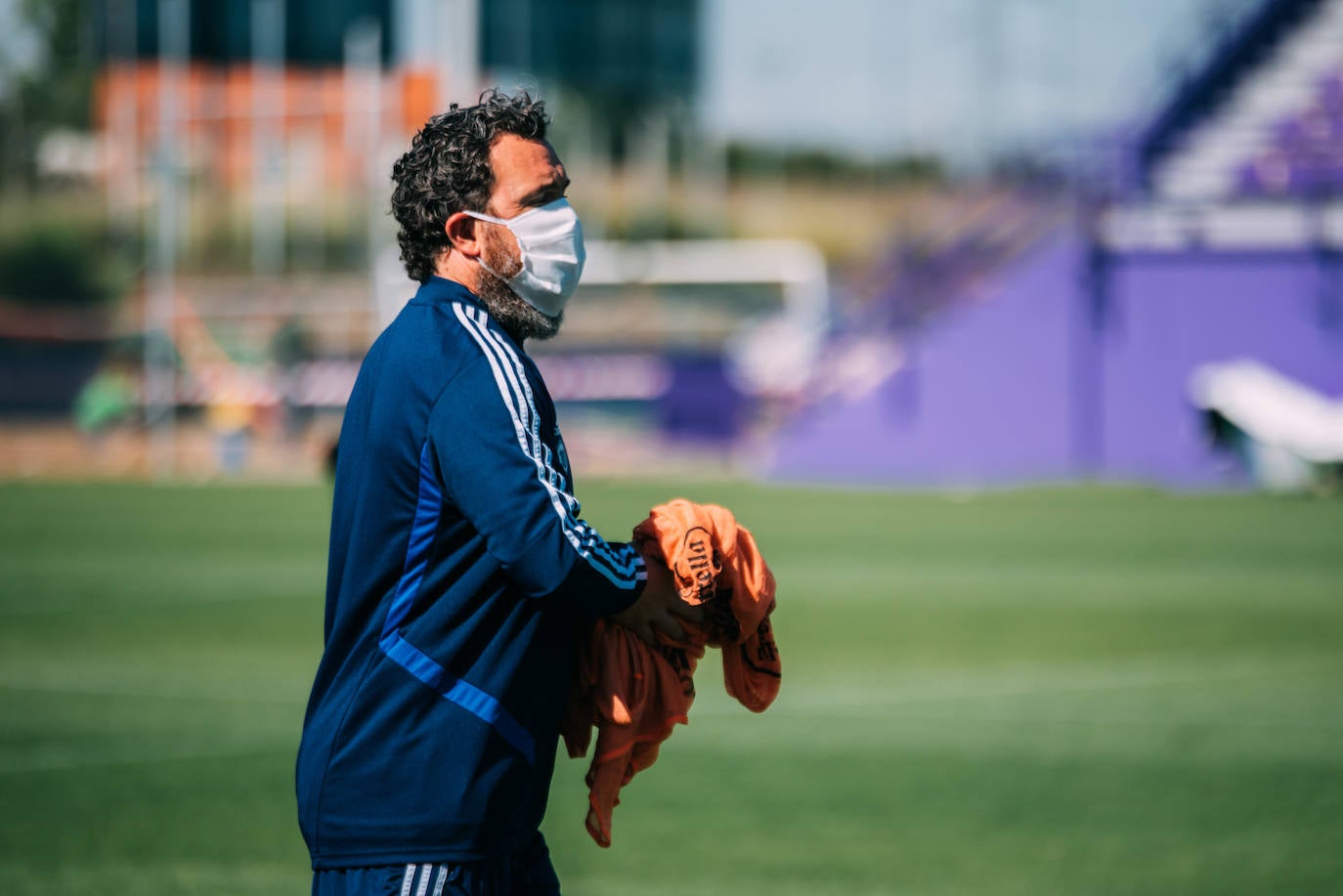 Los jugadores del Pucela se han ejercitado hoy en las instalaciones del Real Valladolid. 