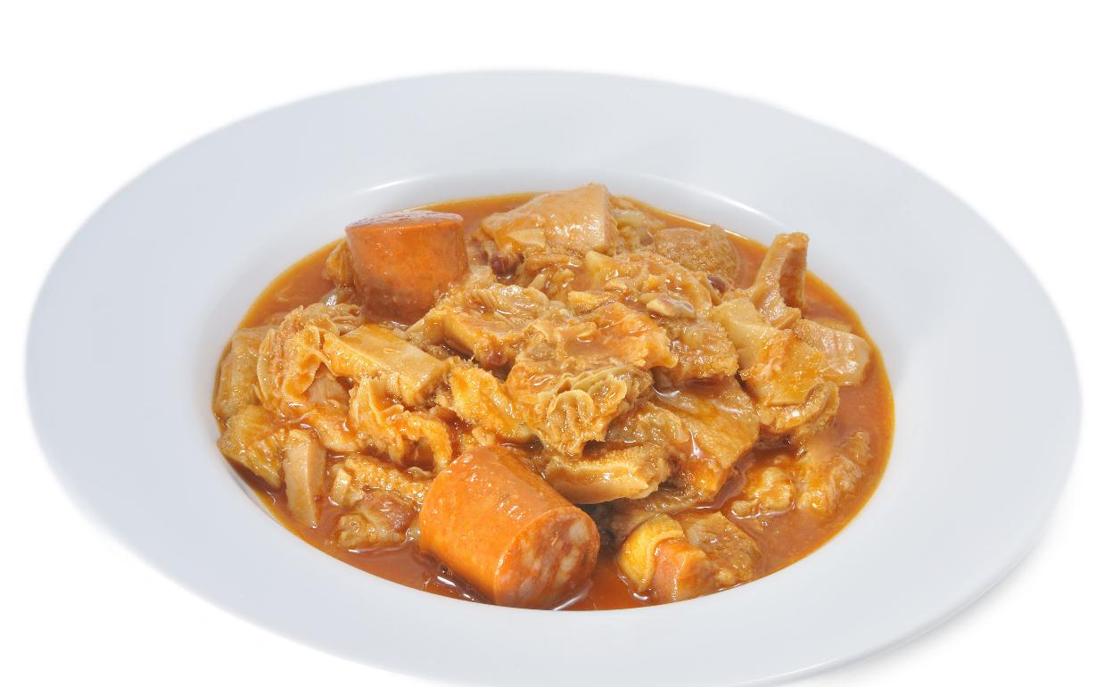 Un plato de callos. 