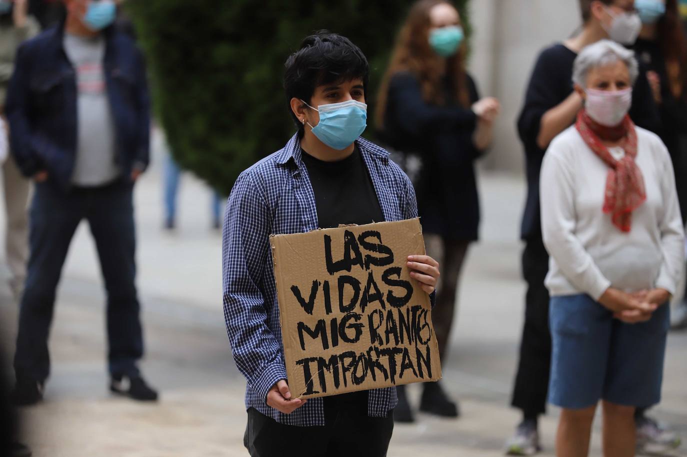 Fotos: Manifestación contra el racismo en Salamanca