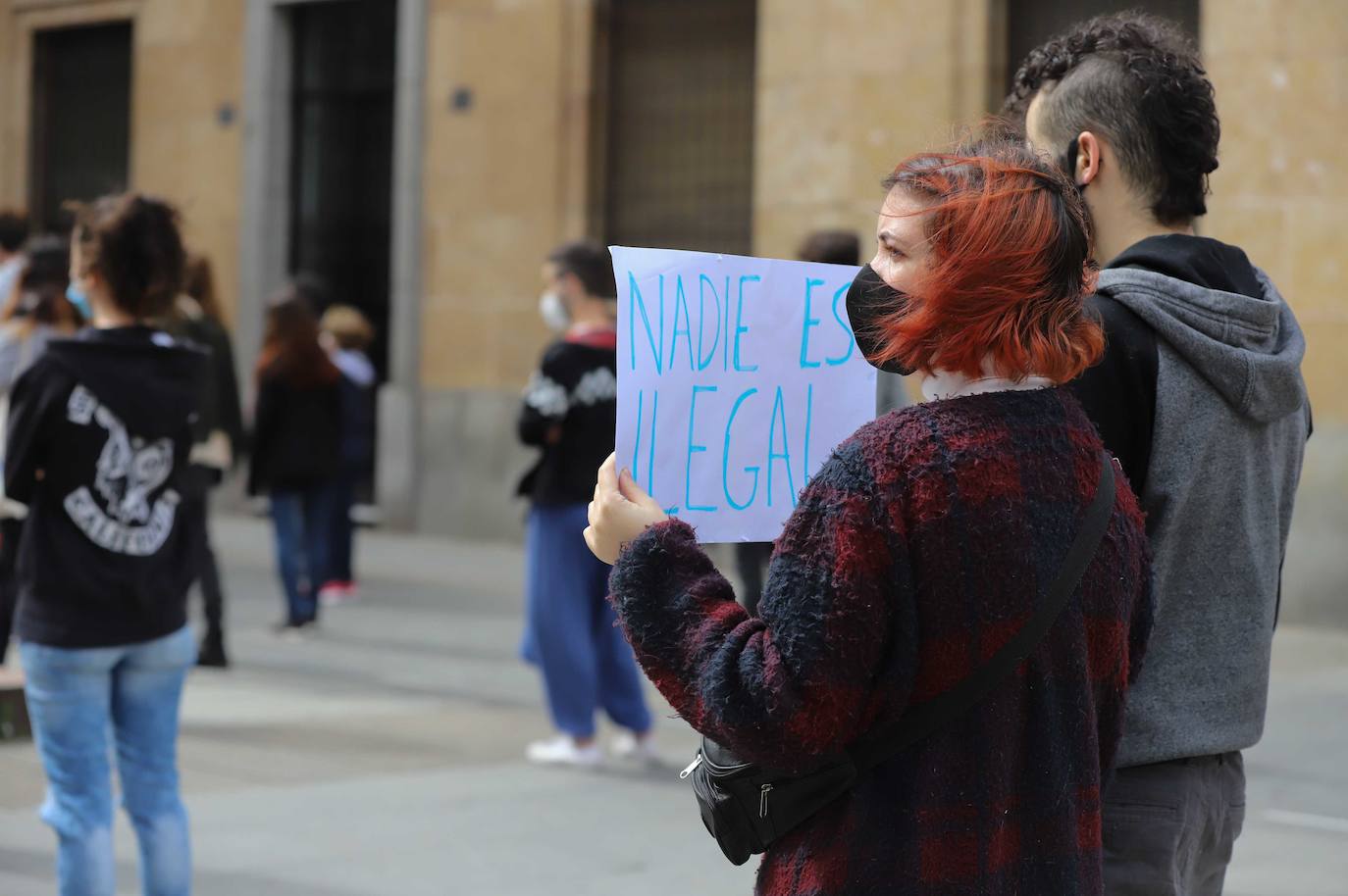 Fotos: Manifestación contra el racismo en Salamanca