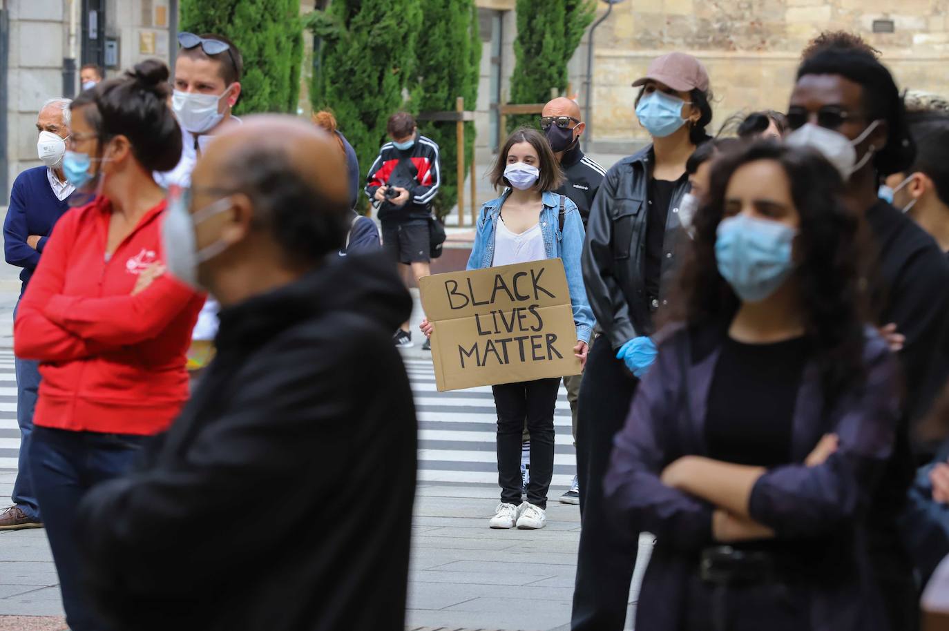 Fotos: Manifestación contra el racismo en Salamanca
