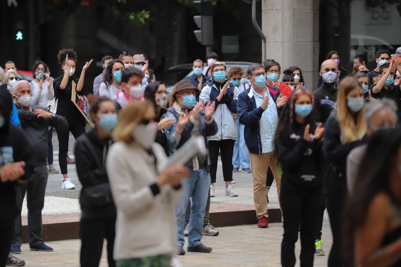 Fotos: Manifestación contra el racismo en Salamanca