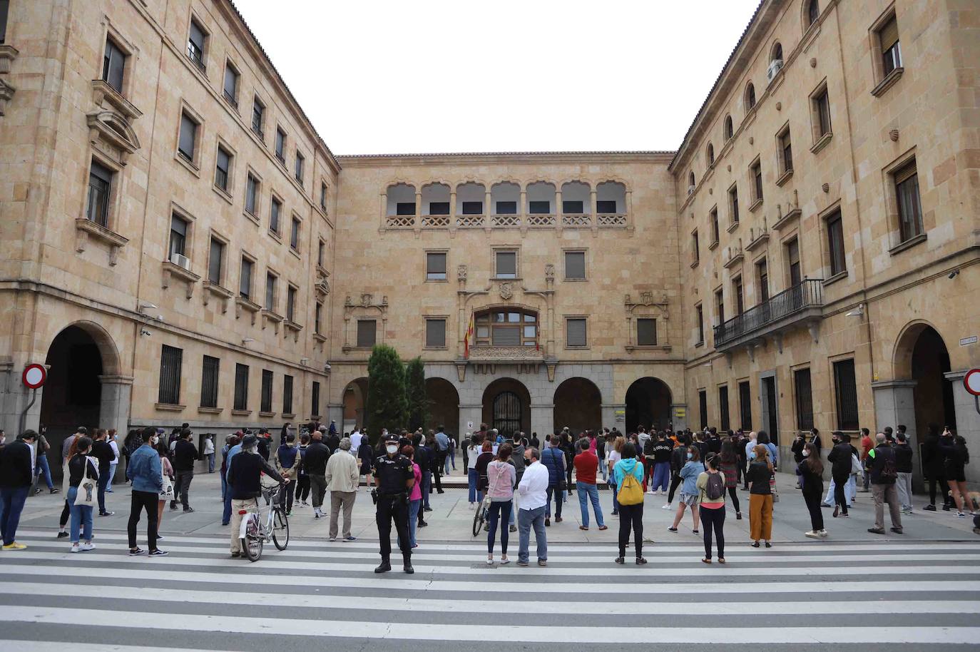 Fotos: Manifestación contra el racismo en Salamanca
