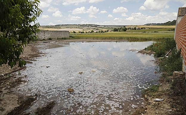 Una de las zonas afectadas por el reventón. 
