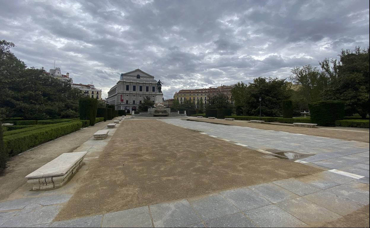 Centro de Madrid en el día 33 del estado de alarma.