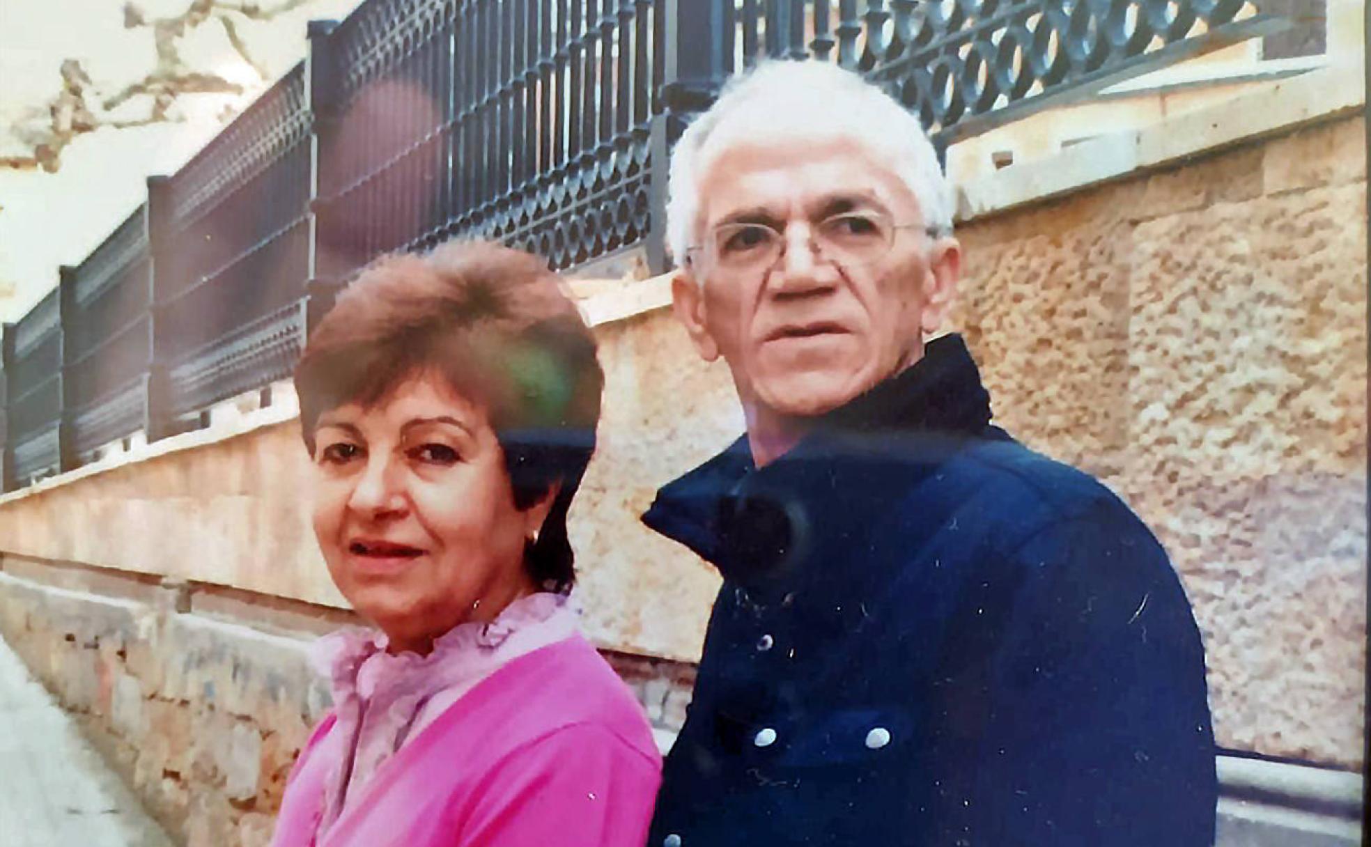 Juli Calleja y Juan Luis Franco, antes del paso por el hospital.