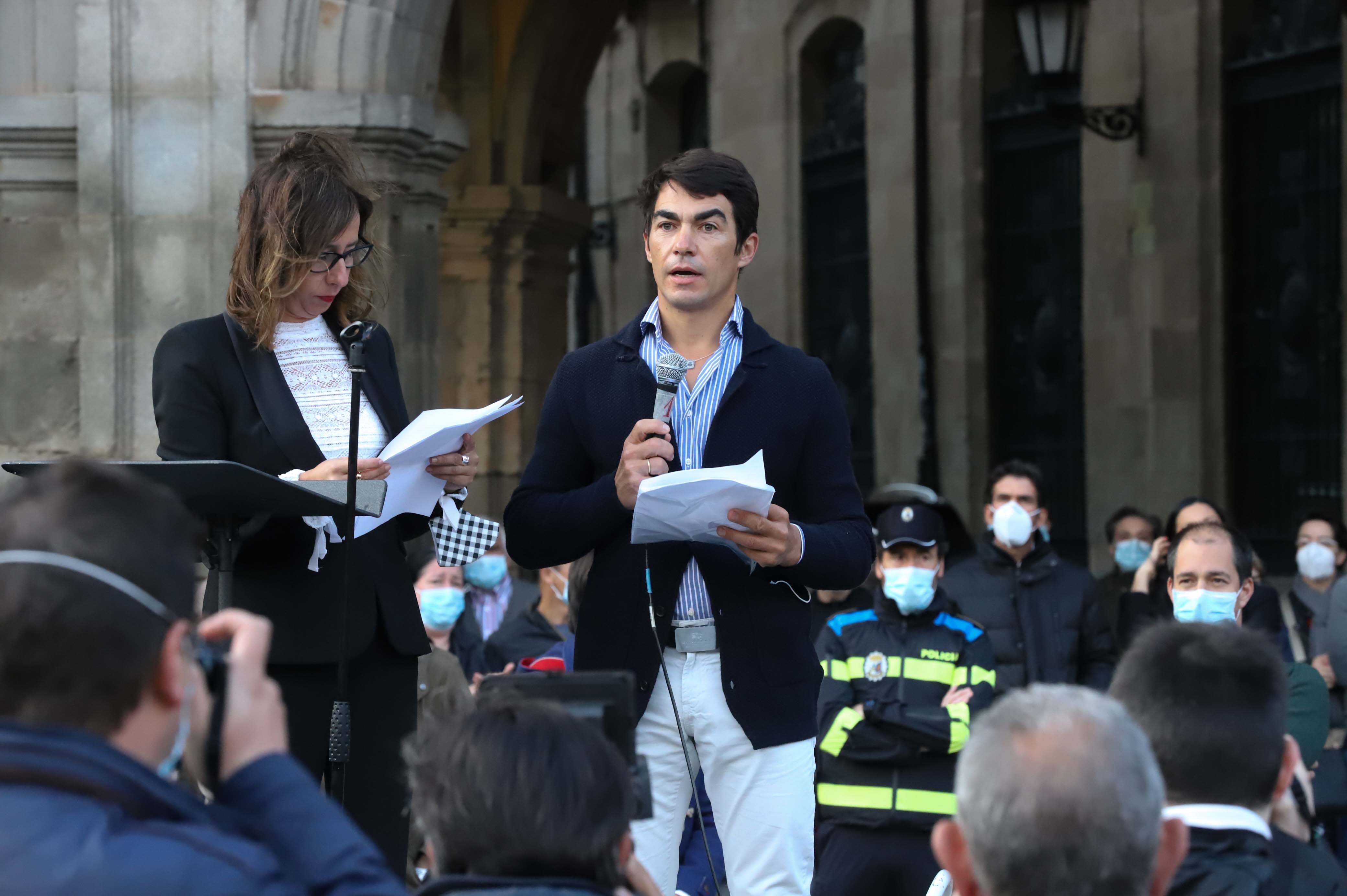 Fotos: El mundo del toro se reivindica en la Plaza Mayor de Salamanca