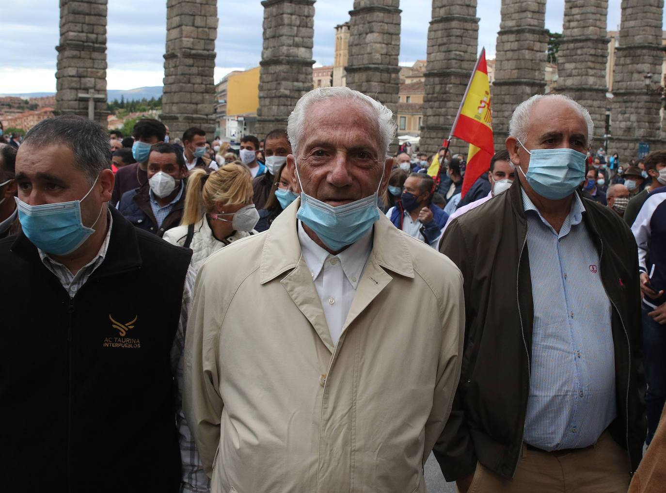 Paseo en defensa de la tauromaquia en Segovia 