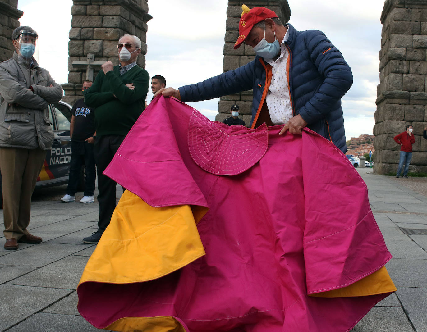 Paseo en defensa de la tauromaquia en Segovia 