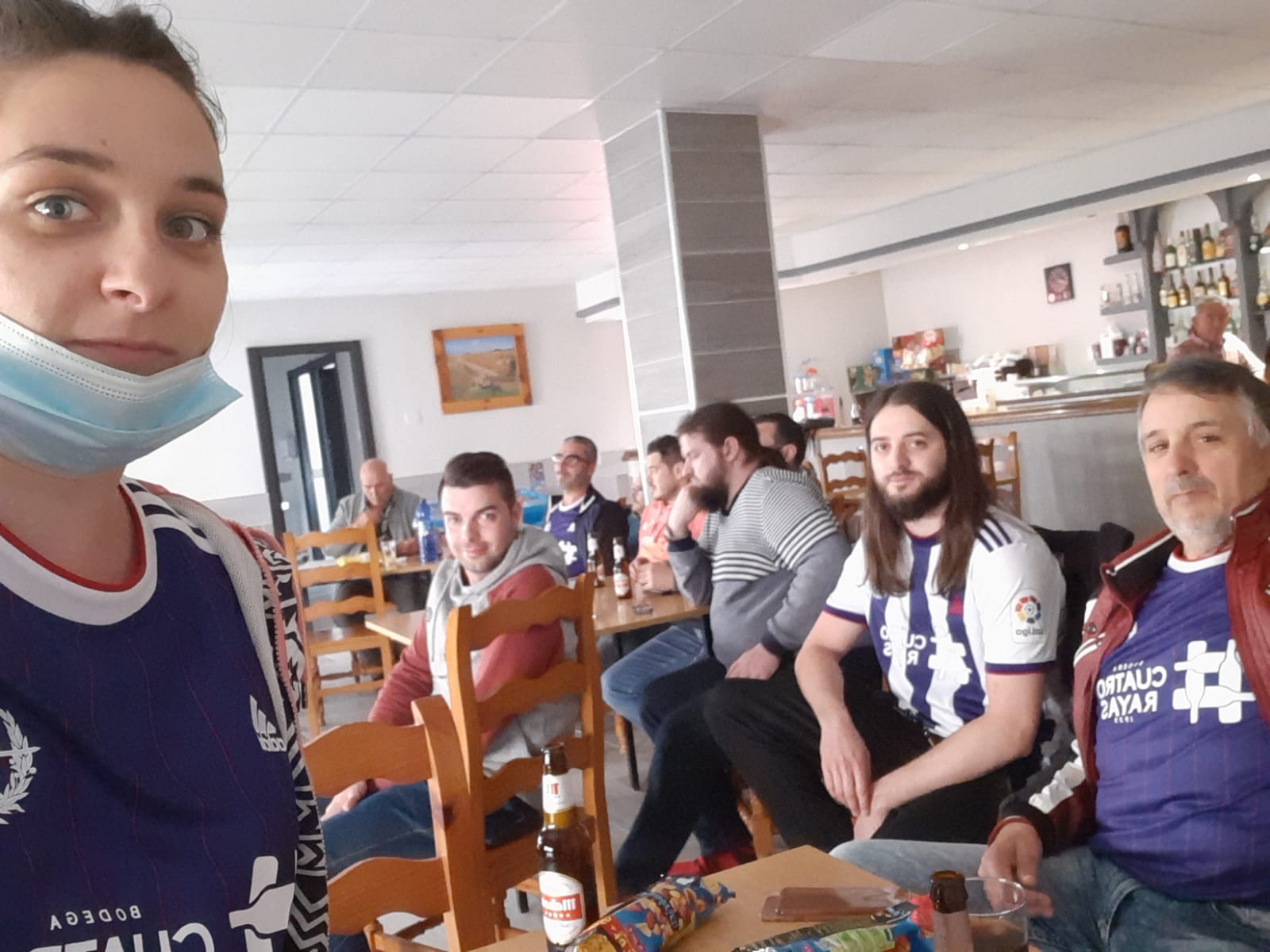 Buen comienzo de la liga para el Pucela desde la Peña Oter de Fumos. Nuestra enhorabuena. AÚPA PUCELA