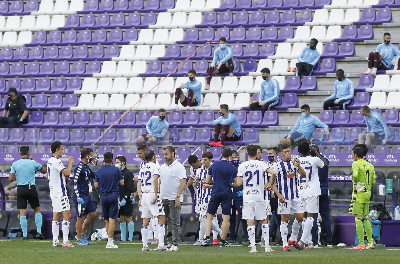 El portero detuvo un penalti a Iago Aspas en el minuto 70 en un partido de dominio local en la primera parte y visitante tras el descanso