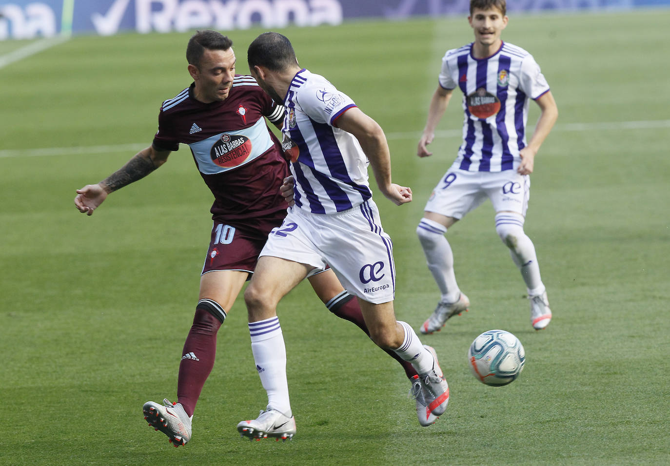 El portero detuvo un penalti a Iago Aspas en el minuto 70 en un partido de dominio local en la primera parte y visitante tras el descanso