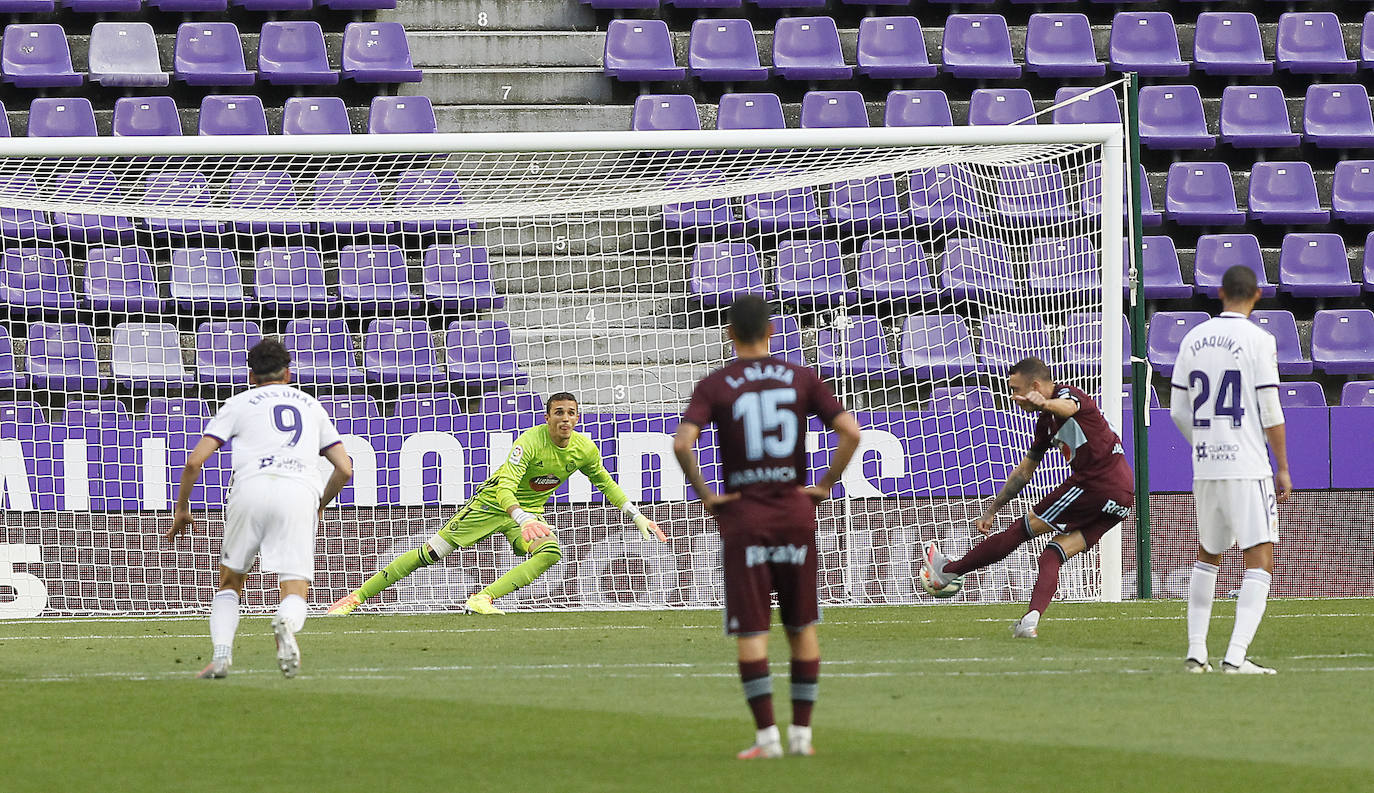 El portero detuvo un penalti a Iago Aspas en el minuto 70 en un partido de dominio local en la primera parte y visitante tras el descanso