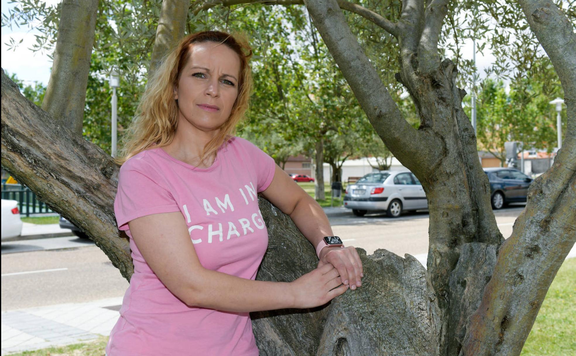 Vanesa Blanco, responsable de carnicería en un supermercado de La Cistérniga. 