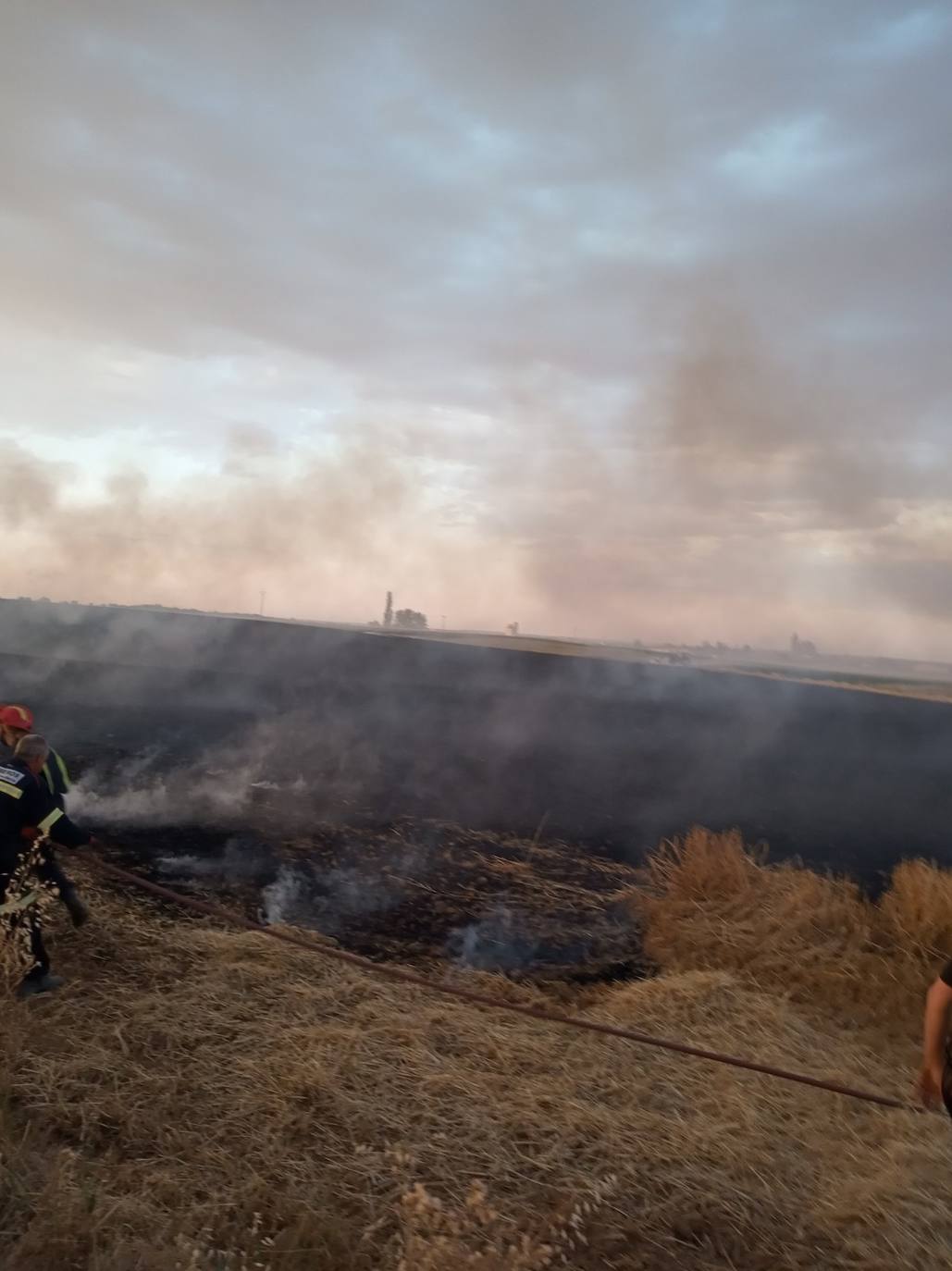 Las llamas, que se extendieron rápido, fueron controladas por bomberos y vecinos.