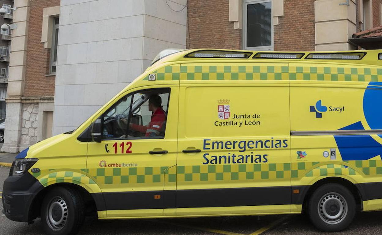 Ambulancia del 112-Castilla y León. 