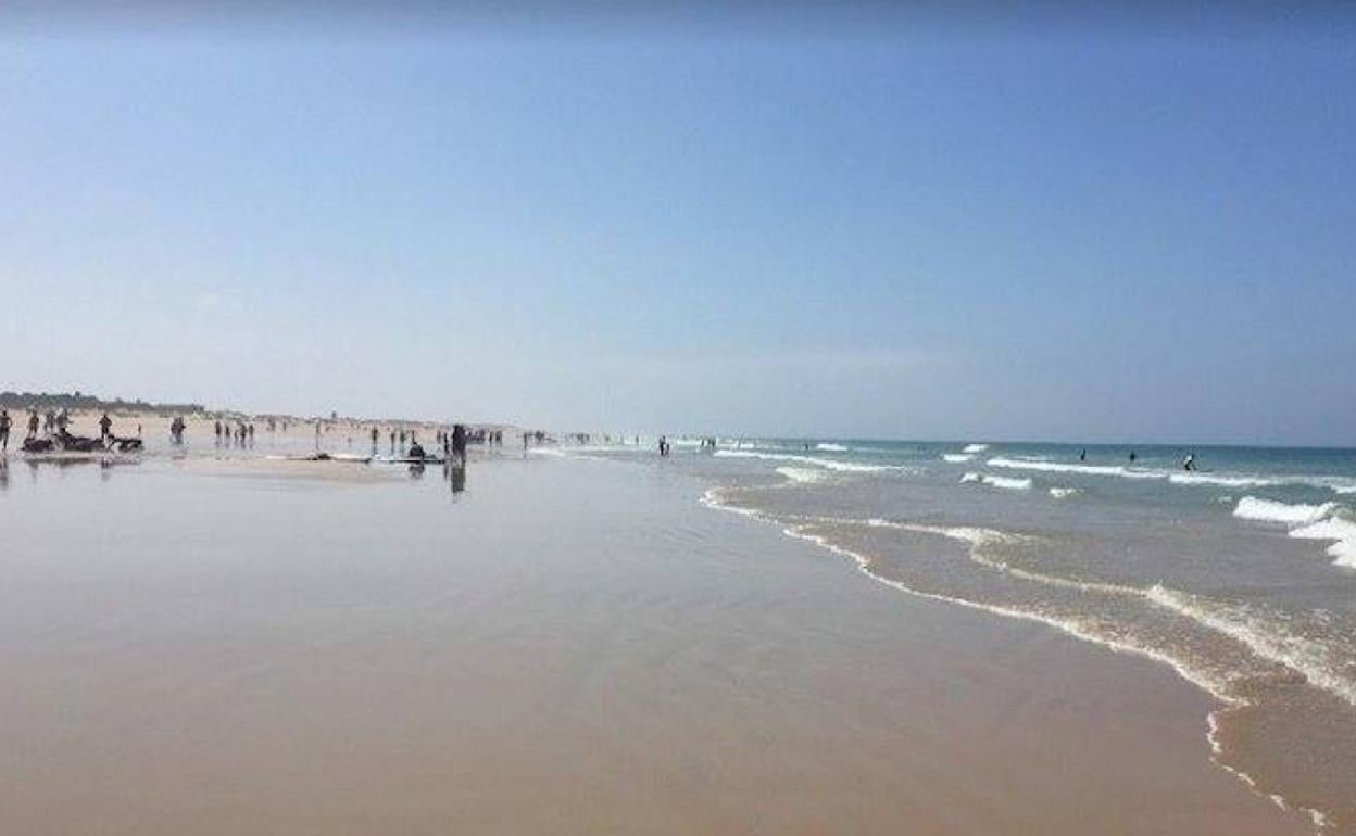 Playa gaditana de El Palmar. 