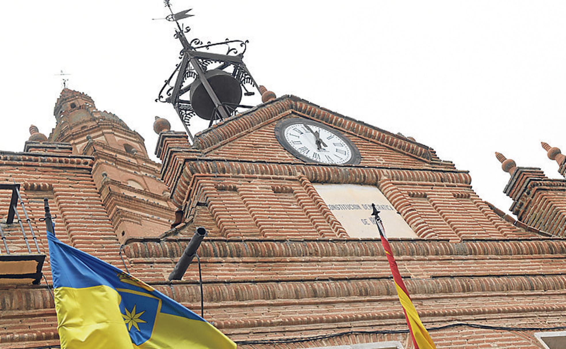 Inconfundible imagen de la Casa Consistorial. 