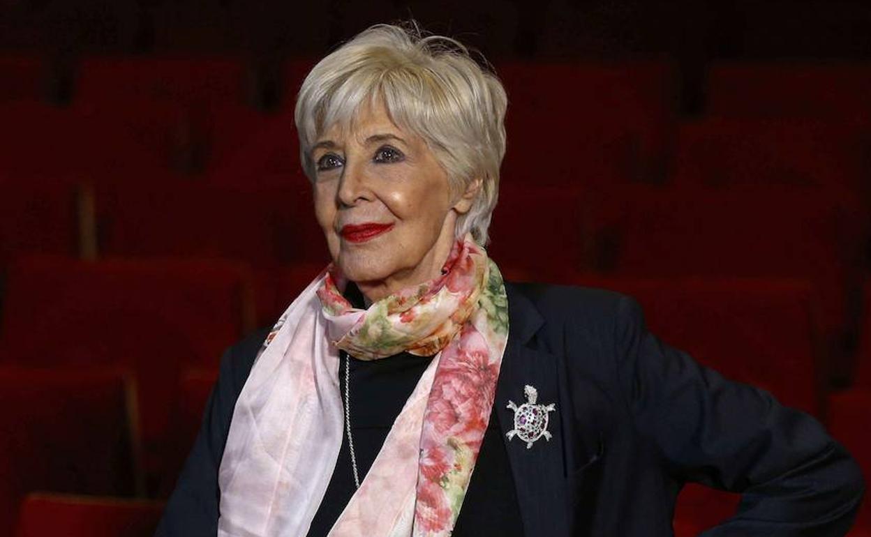 La actriz Concha Velasco, el pasado año. 