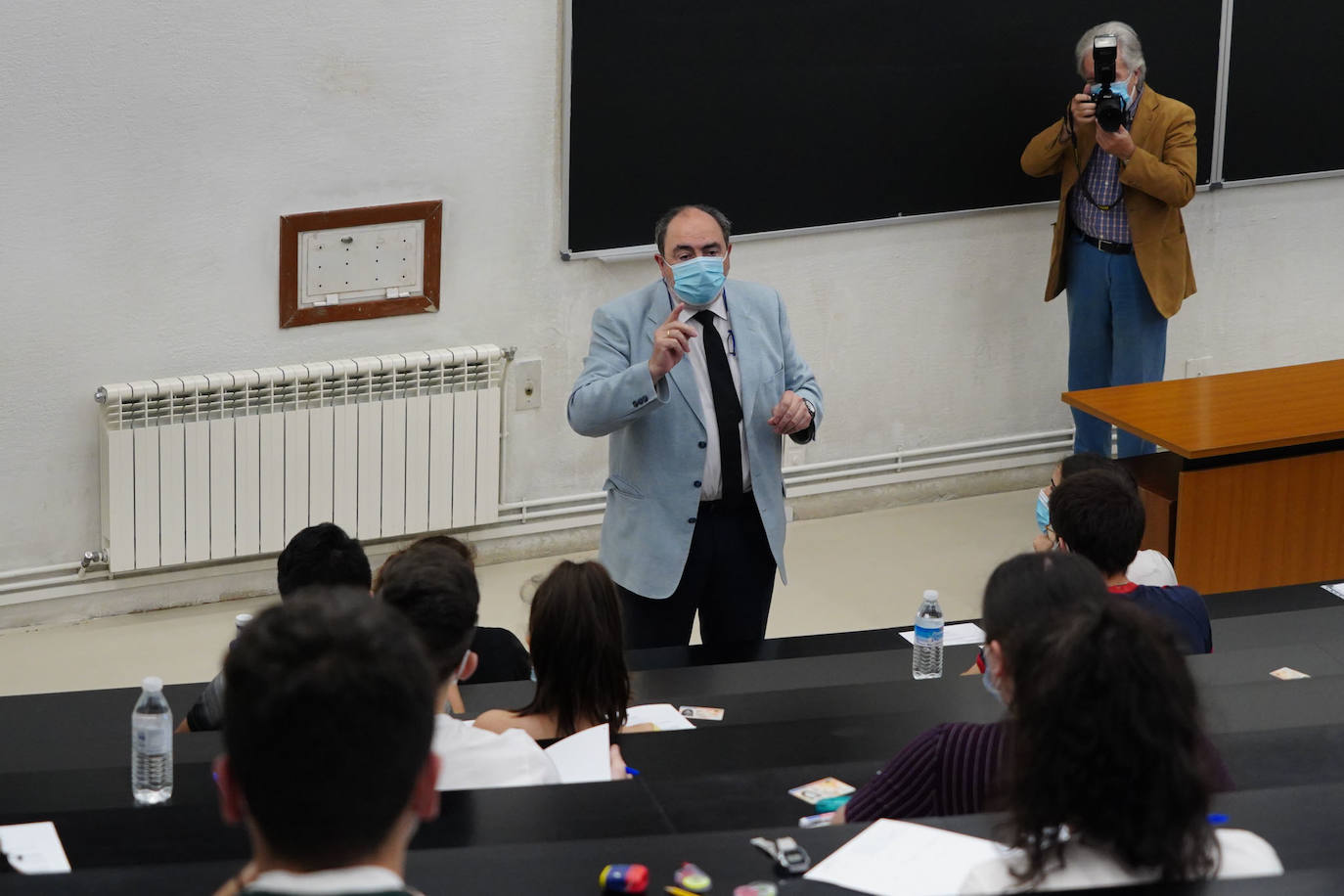 Los futuros universitarios se enfrentan estos días a la prueba de acceso en el distrito de Salamanca. 