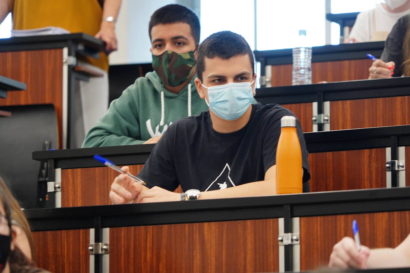 Los futuros universitarios se enfrentan estos días a la prueba de acceso en el distrito de Salamanca. 