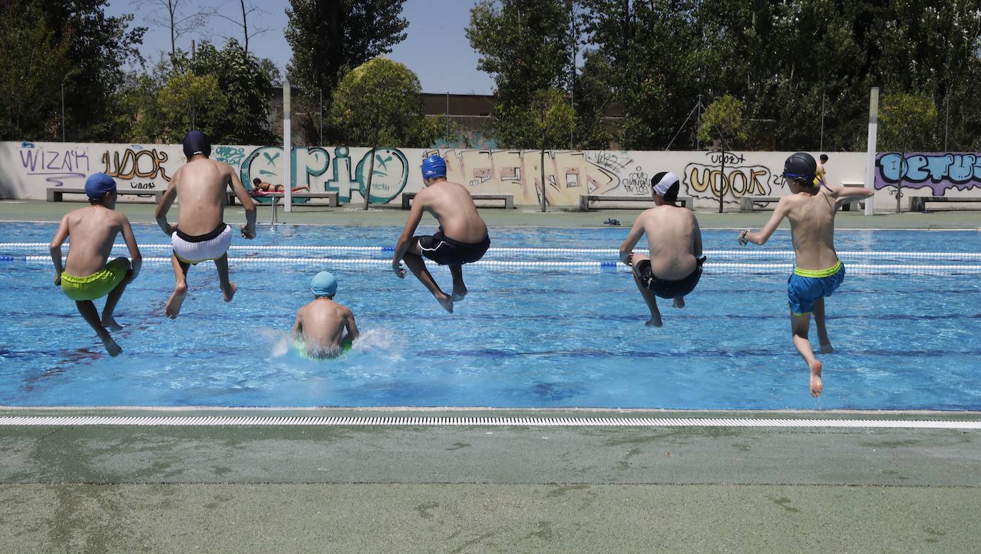 Fotos: Reapertura de las piscinas municipales de Palencia