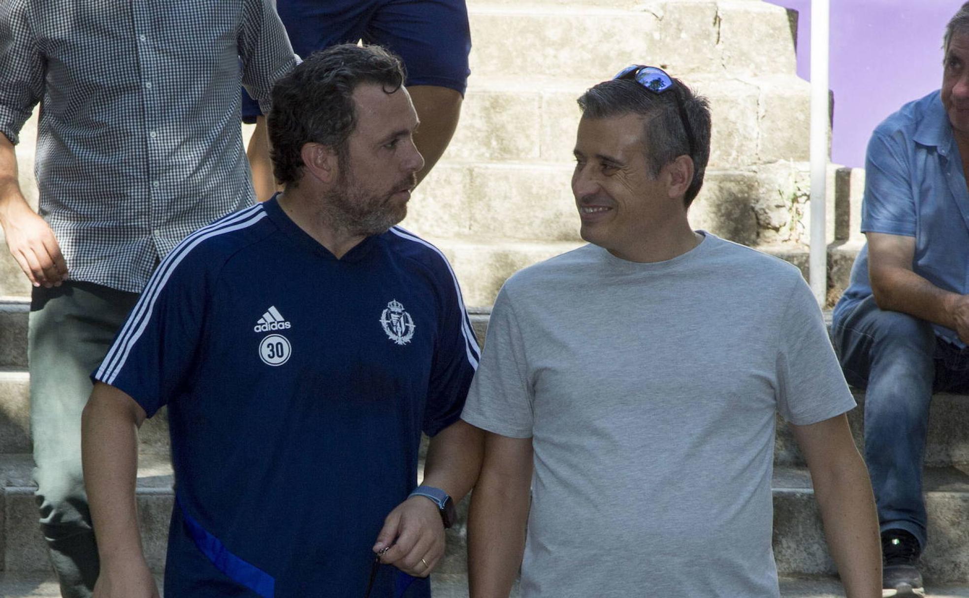 Sergio y Miguel Ángel, a principios de temporada en los Anexos. 