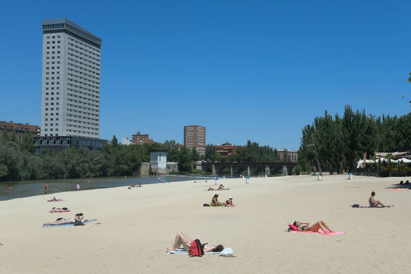 Fotos: Temperaturas de alerta amarilla en Valladolid