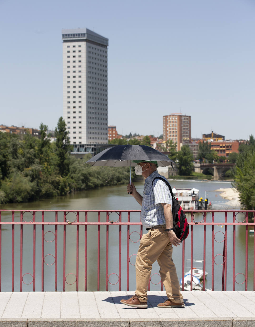 Fotos: Temperaturas de alerta amarilla en Valladolid