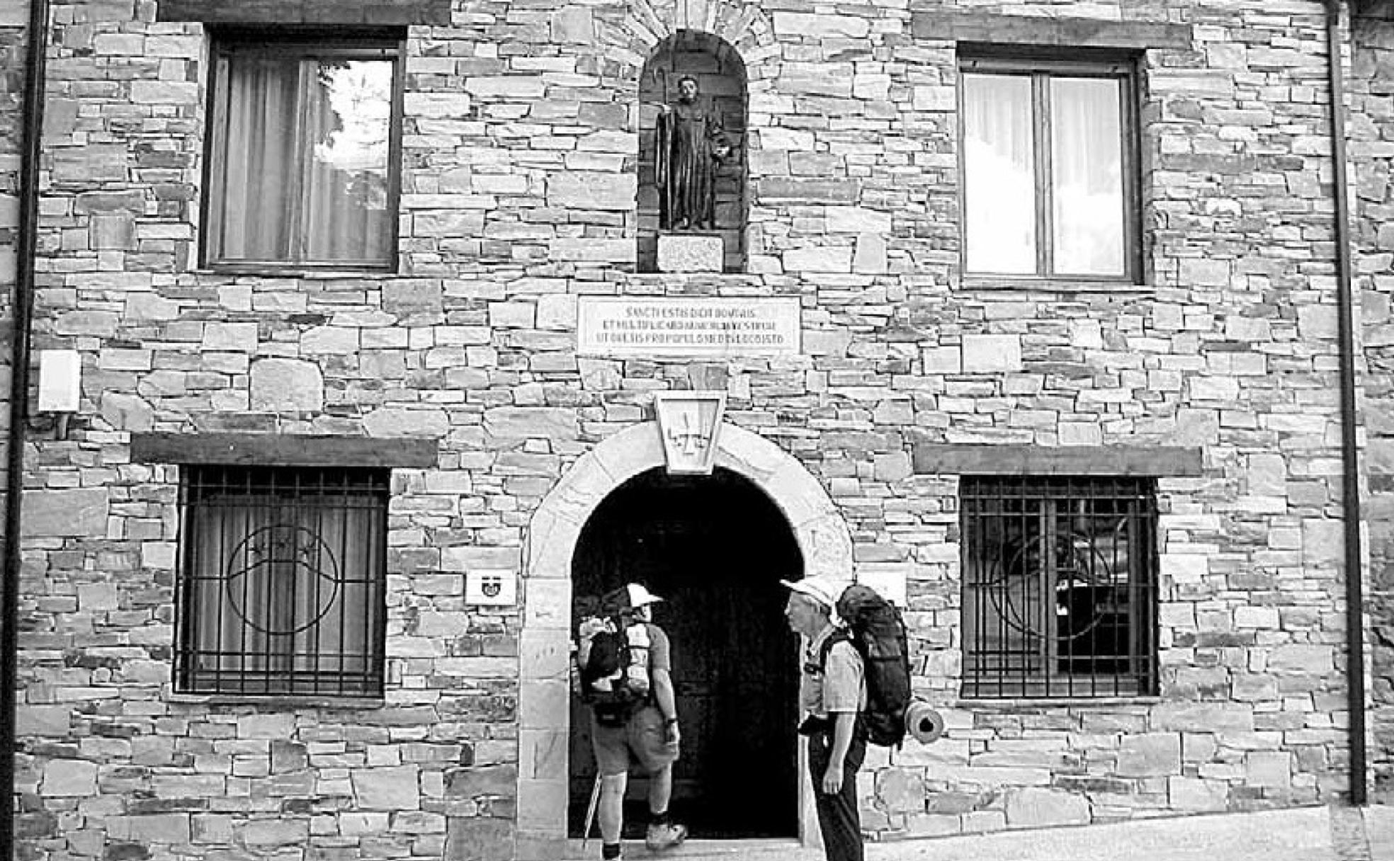 Albergue de peregrinos en la localidad leonesa de Rabanal del Camino en 2007. 