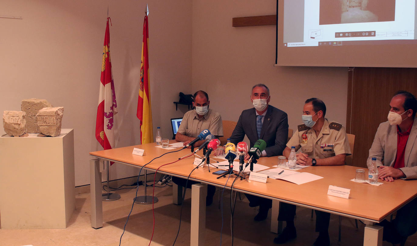 Restos encontrados en las obras del Alcázar de Segovia 