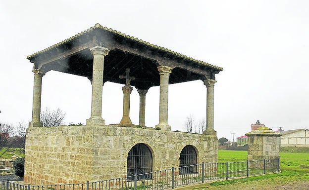El Humilladero, situado a la entrada de Becerril de Campos.