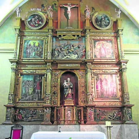 Interior de la nueva iglesia.