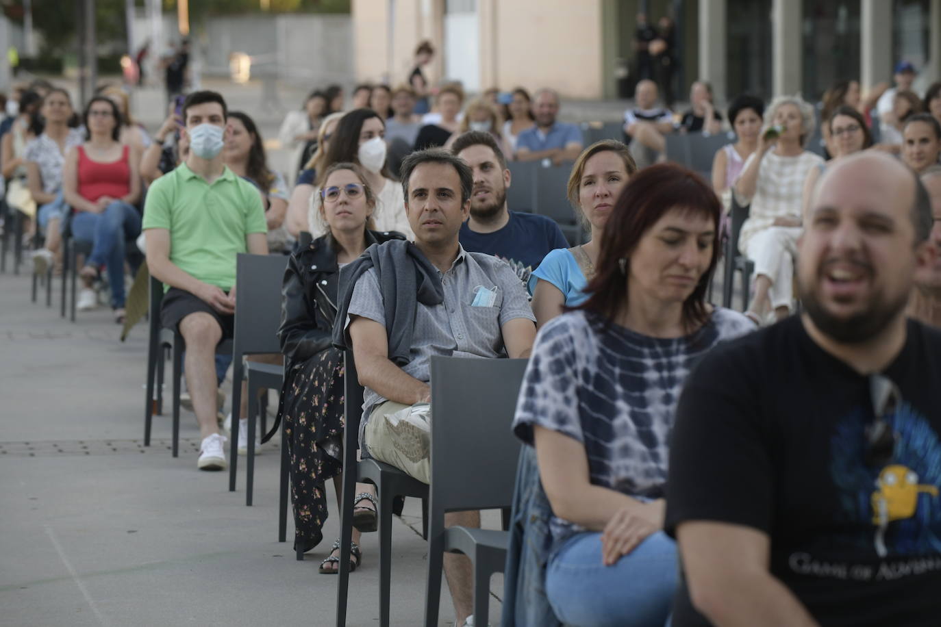 El malagueño ha sido el primero en actuar dentro del ciclo Viva la vida