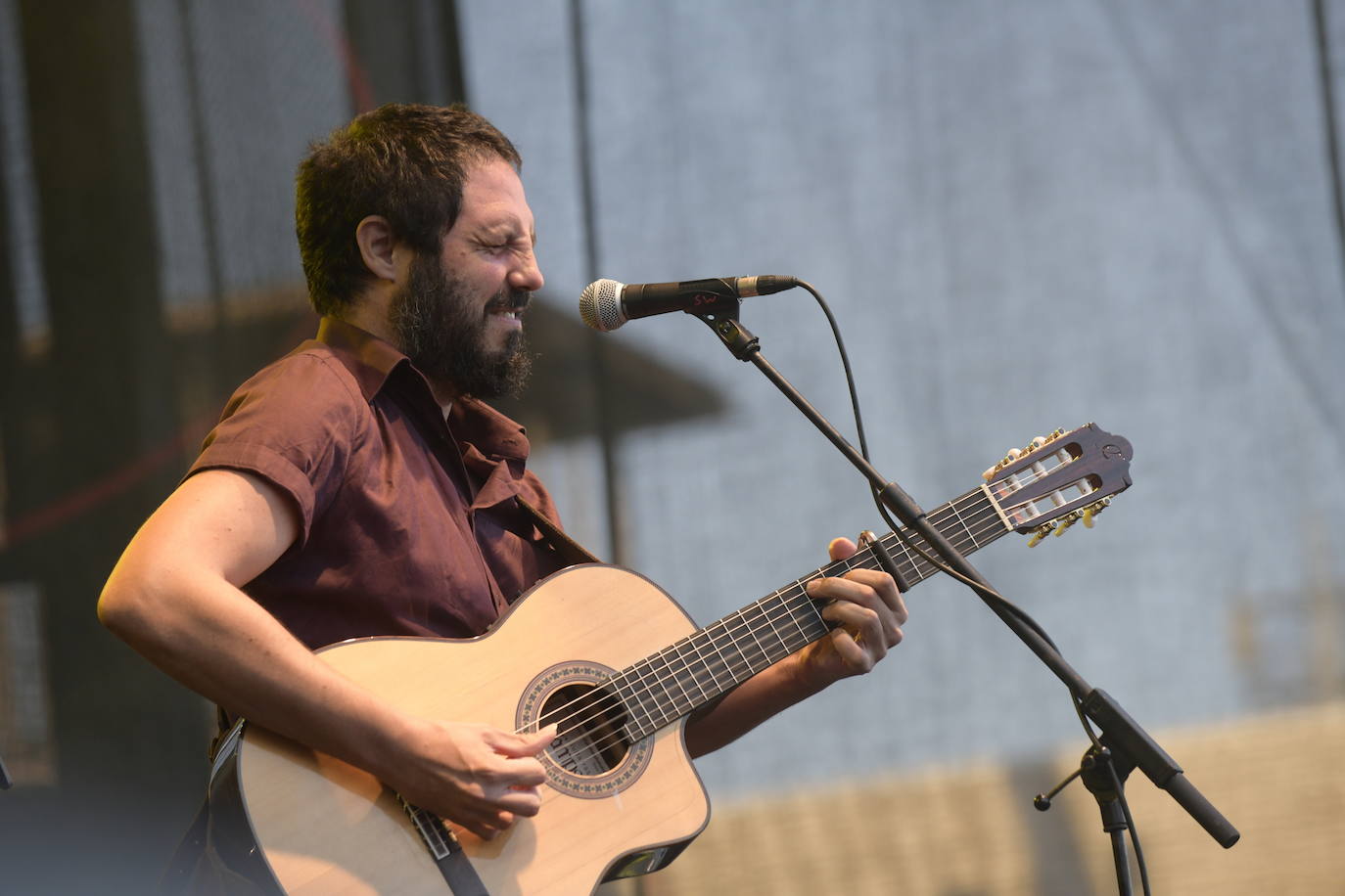 El malagueño ha sido el primero en actuar dentro del ciclo Viva la vida