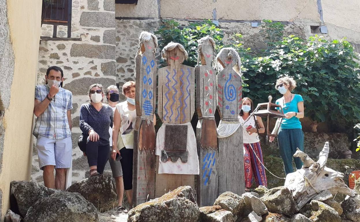 Visita a zonas degradadas de Cepeda que se han recuperado para su disfrute.