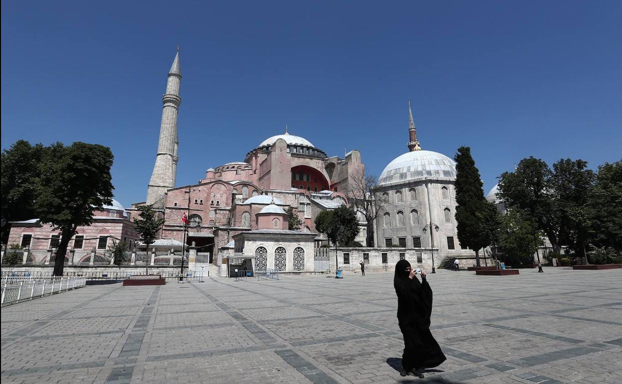 Mezquita de Santa Sofía, en Estambul.