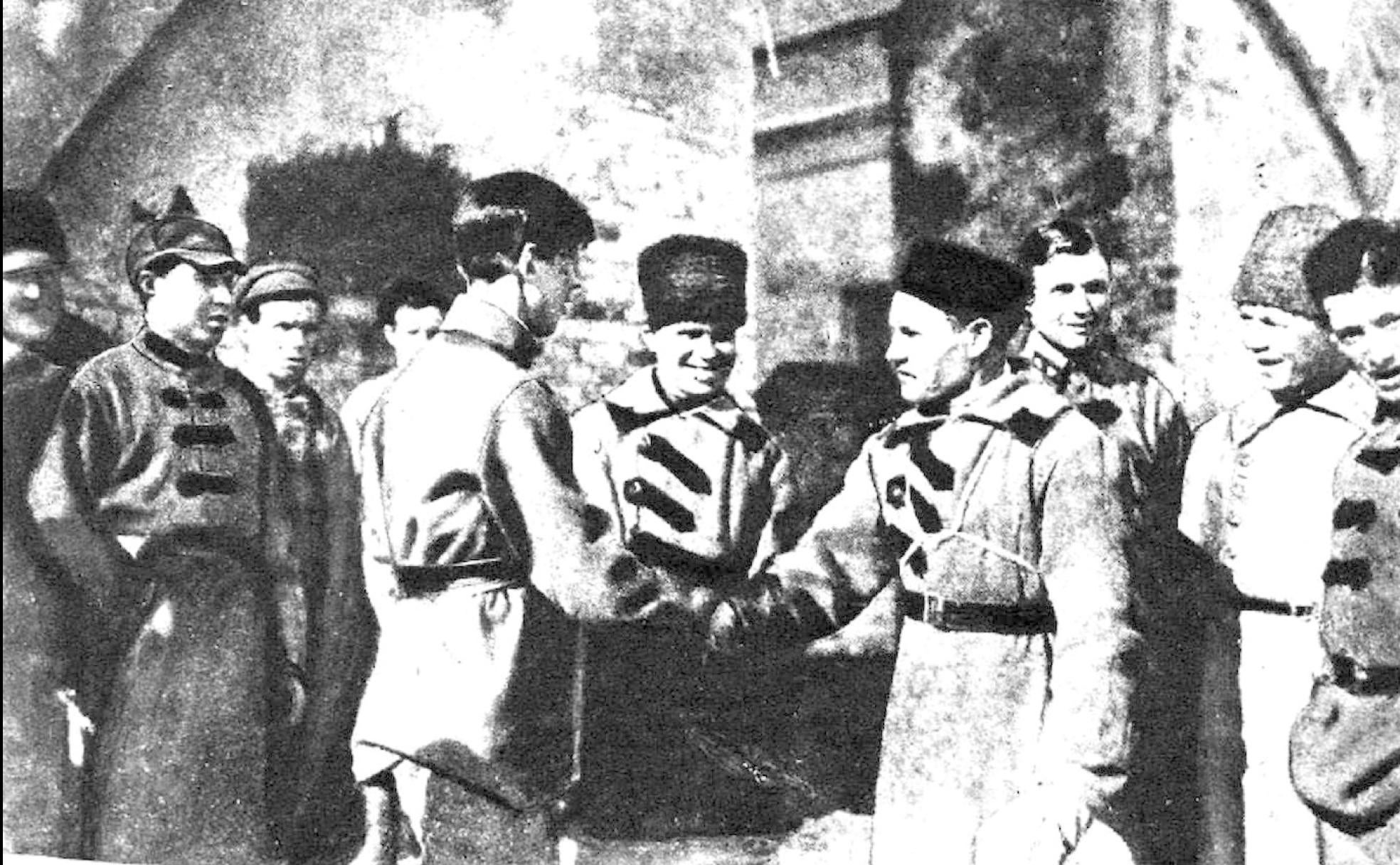 Soldados del Ejército Rojo en los años 20.