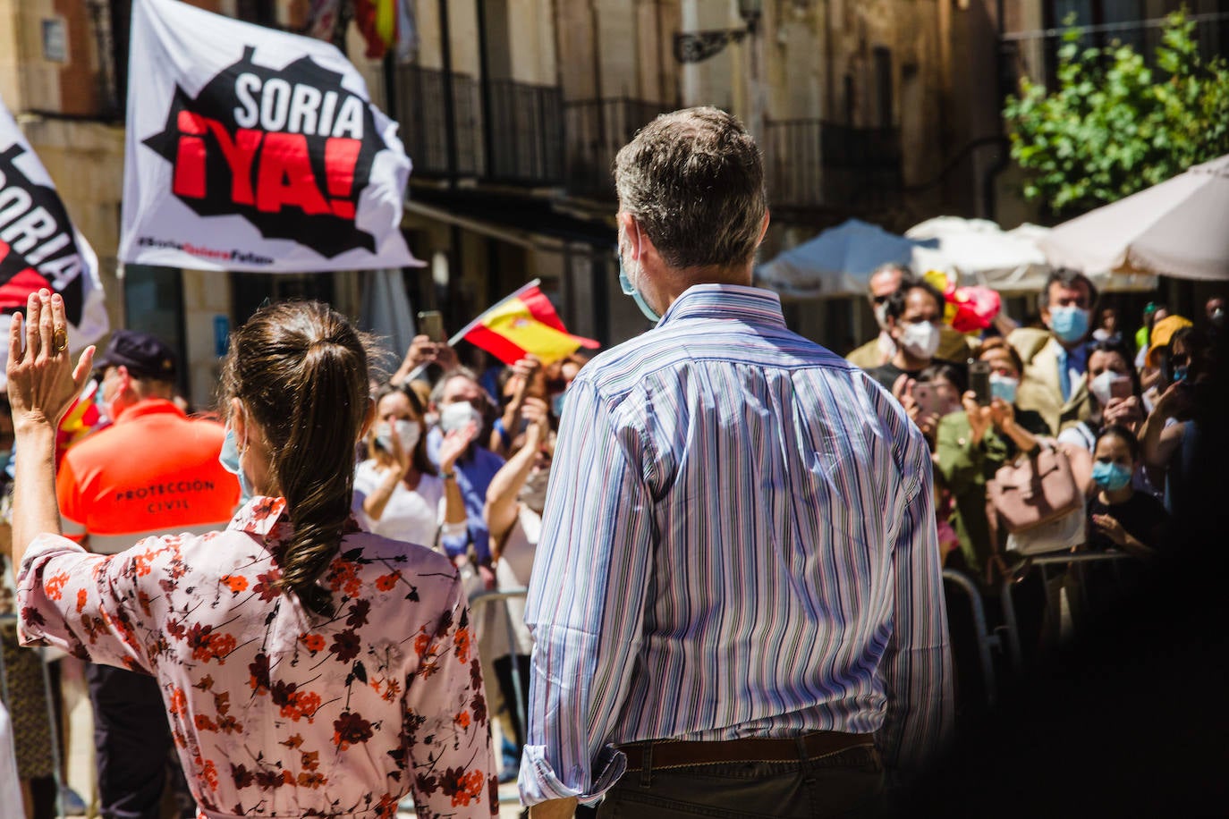 Fotos: Los Reyes visitan Vinuesa, en la provincia de Soria