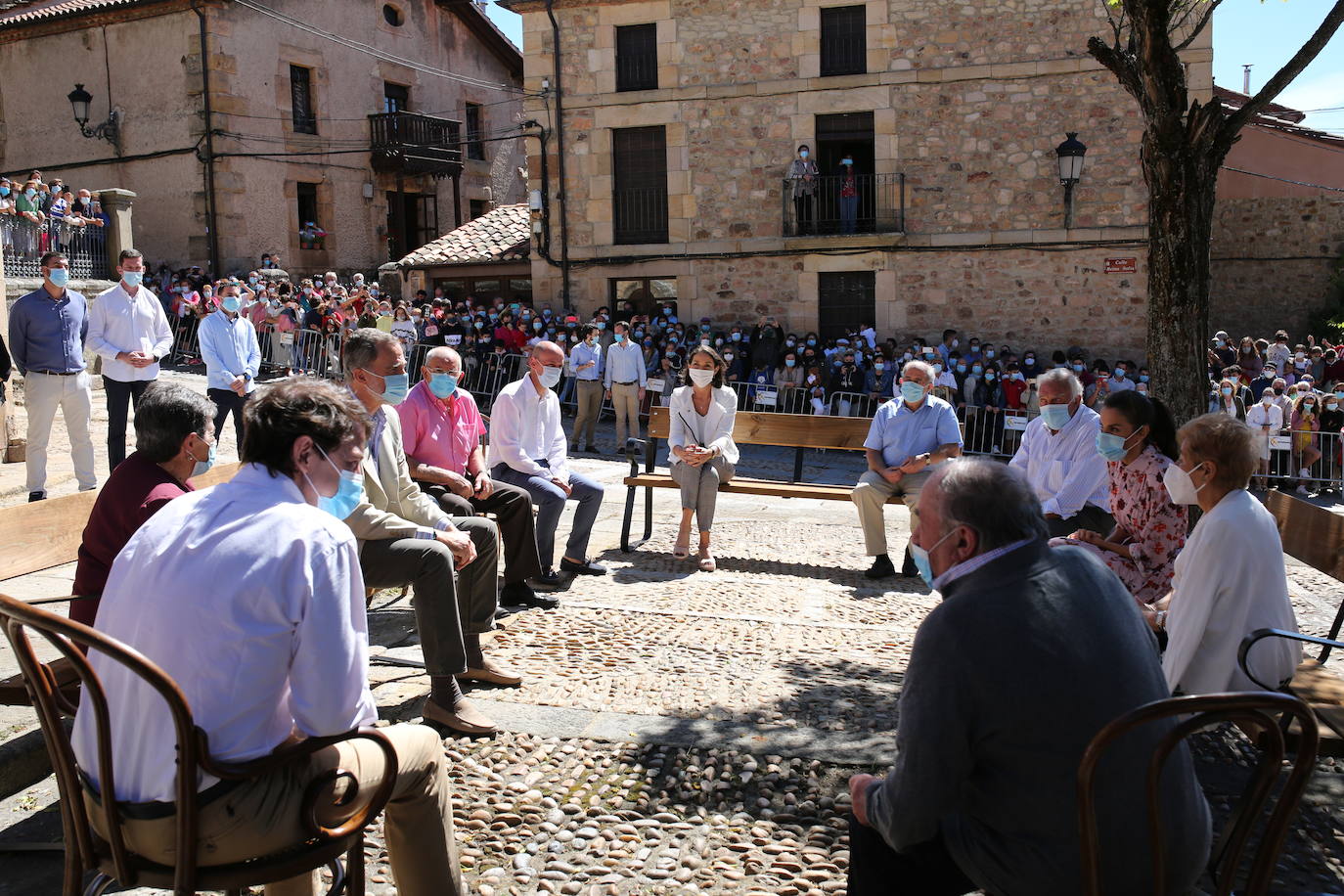 Fotos: Los Reyes visitan Vinuesa, en la provincia de Soria