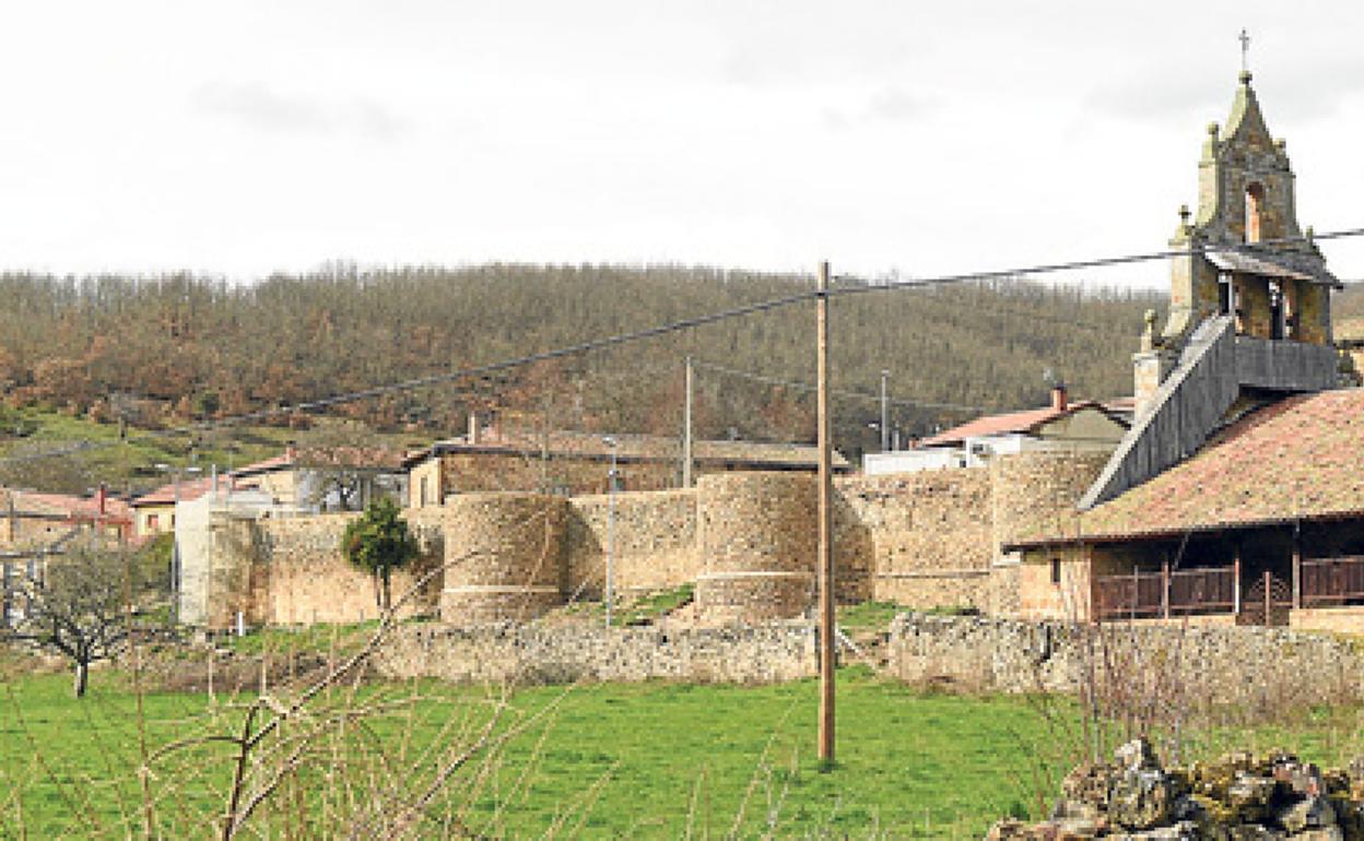 Vista general de Valderrueda. 