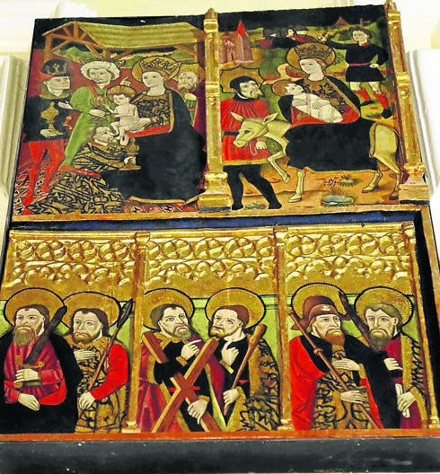 Pintura sobre tabla, del Maestro de Osma (siglo XVI).