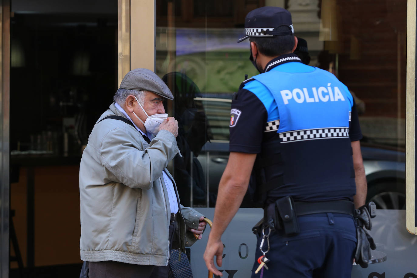 Fotos: Primer día de uso obligatorio de la mascarilla en Palencia