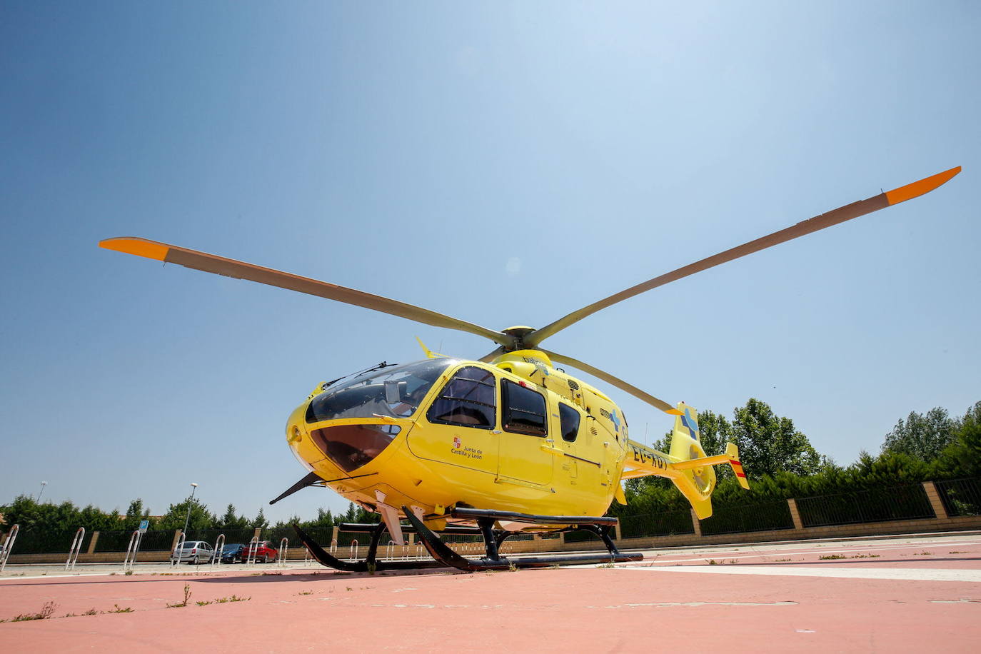 Helicóptero medicalizado de Sacyl.