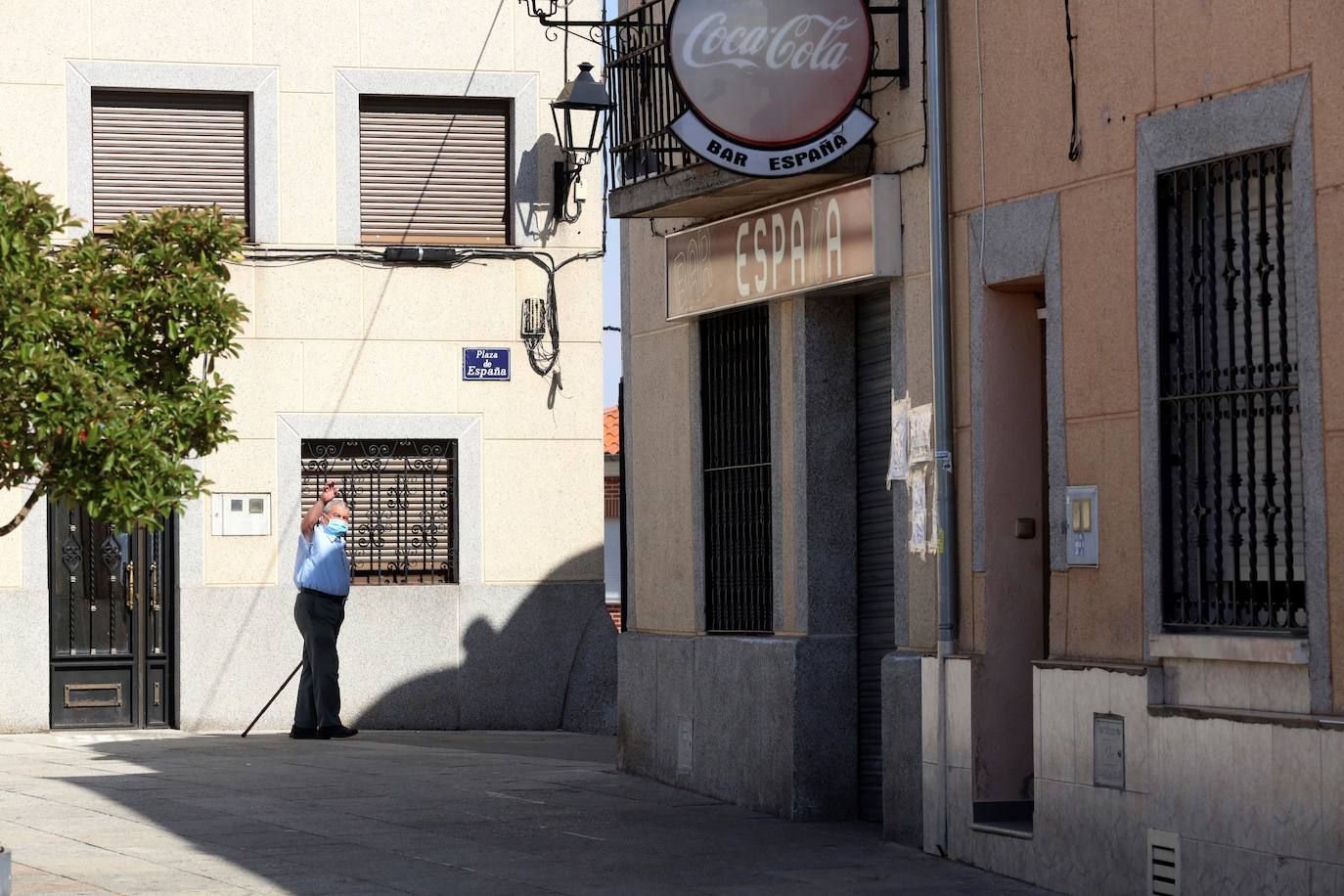 Uno de los bares cerrados en Cantalpino. 