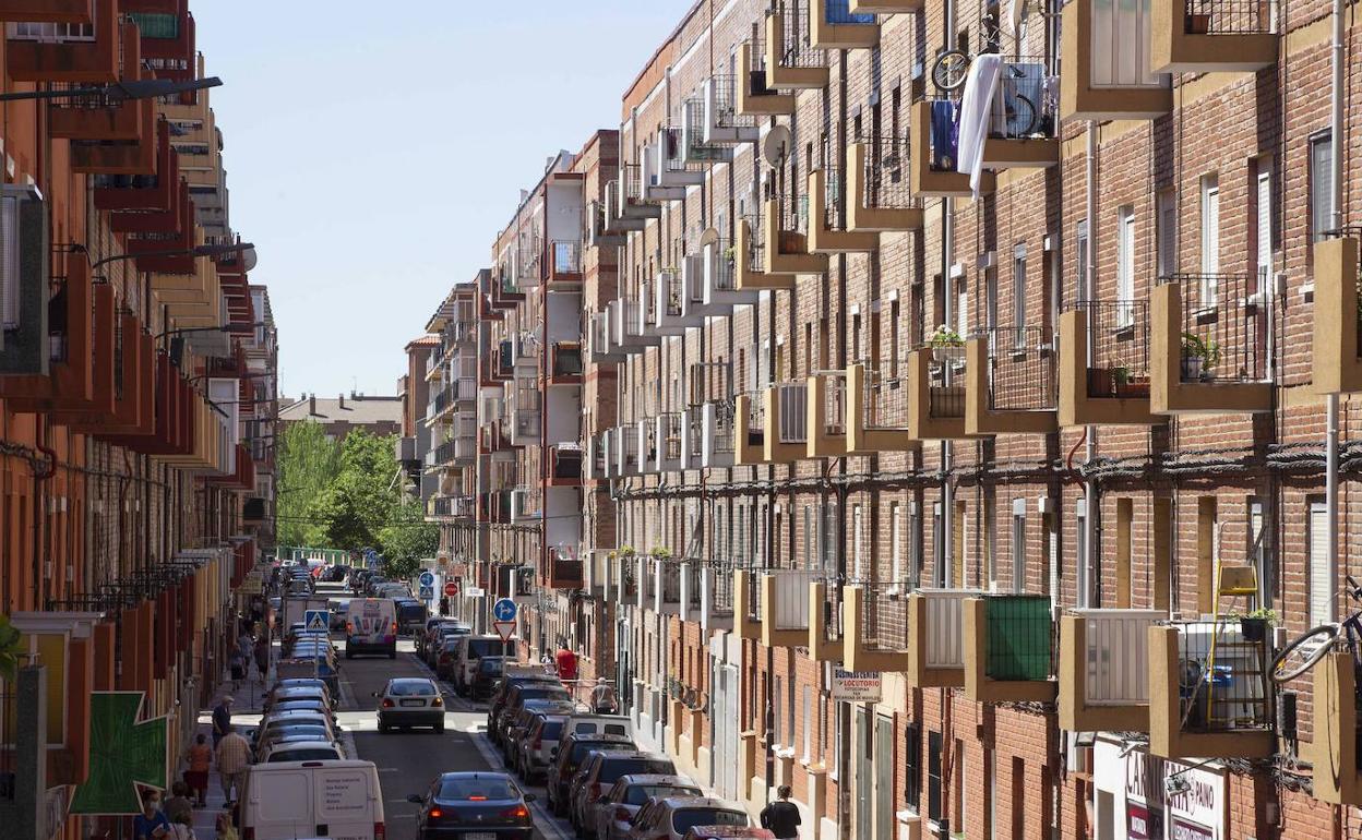 Barrio de las Delicias, en Valladolid.
