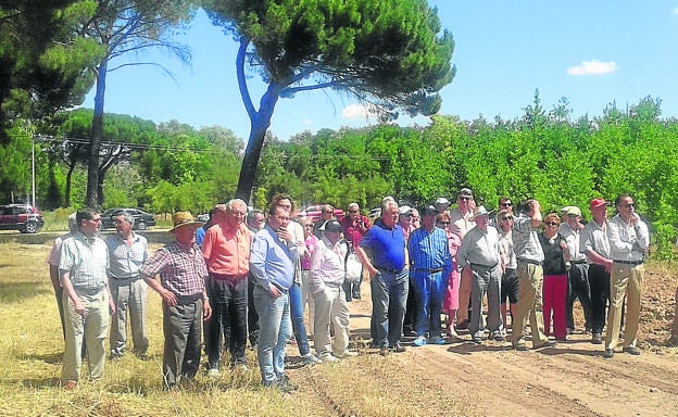 Miembros de la Asociación Forestal de Valladolid. 